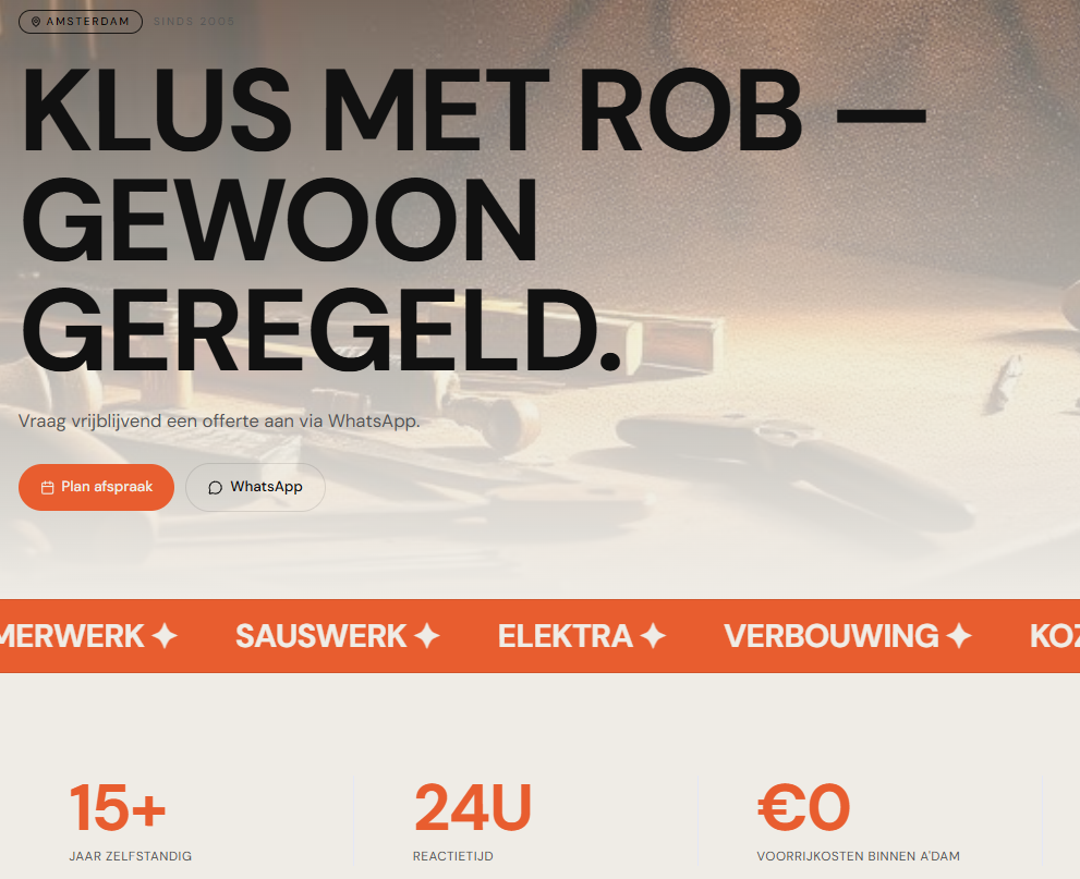 Klus met Rob